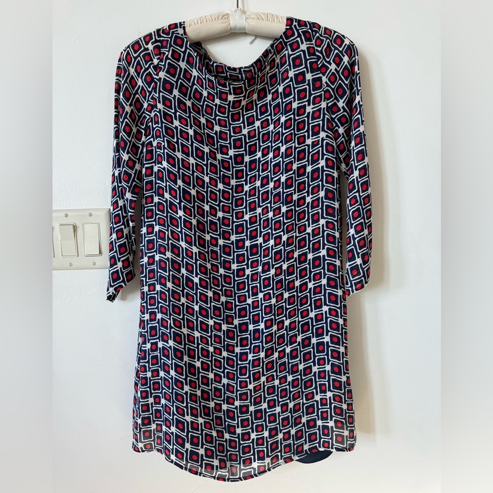 Elizabeth and James silk shift dress